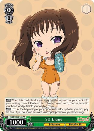 Image of SD Diane (SDS/SX03-103 PR) - The Seven Deadly Sins