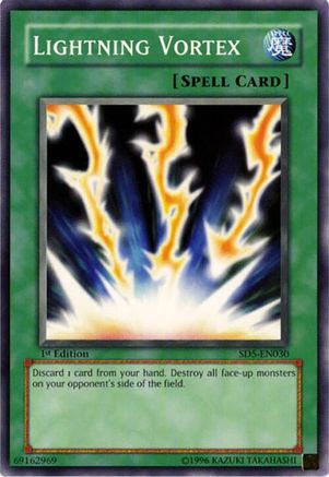 Image of Lightning Vortex (SD5-EN030) - Structure Deck: Warrior's Triumph 1st Edition