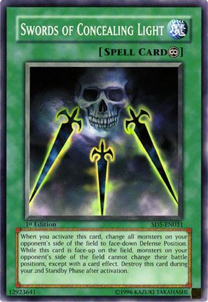 Image of Swords of Concealing Light (SD5-EN031) - Structure Deck: Warrior's Triumph 1st Edition