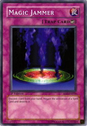 Image of Magic Jammer (SD5-EN034) - Structure Deck: Warrior's Triumph 1st Edition