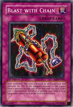 Image of Blast with Chain (SD5-EN036) - Structure Deck: Warrior's Triumph 1st Edition