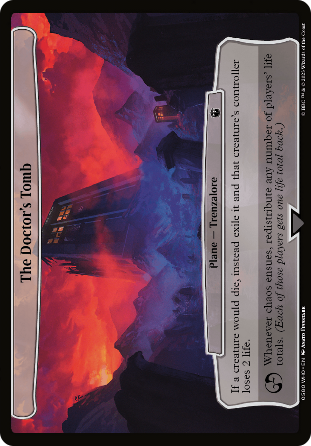 Image of The Doctor's Tomb (WHO-580) - Doctor Who