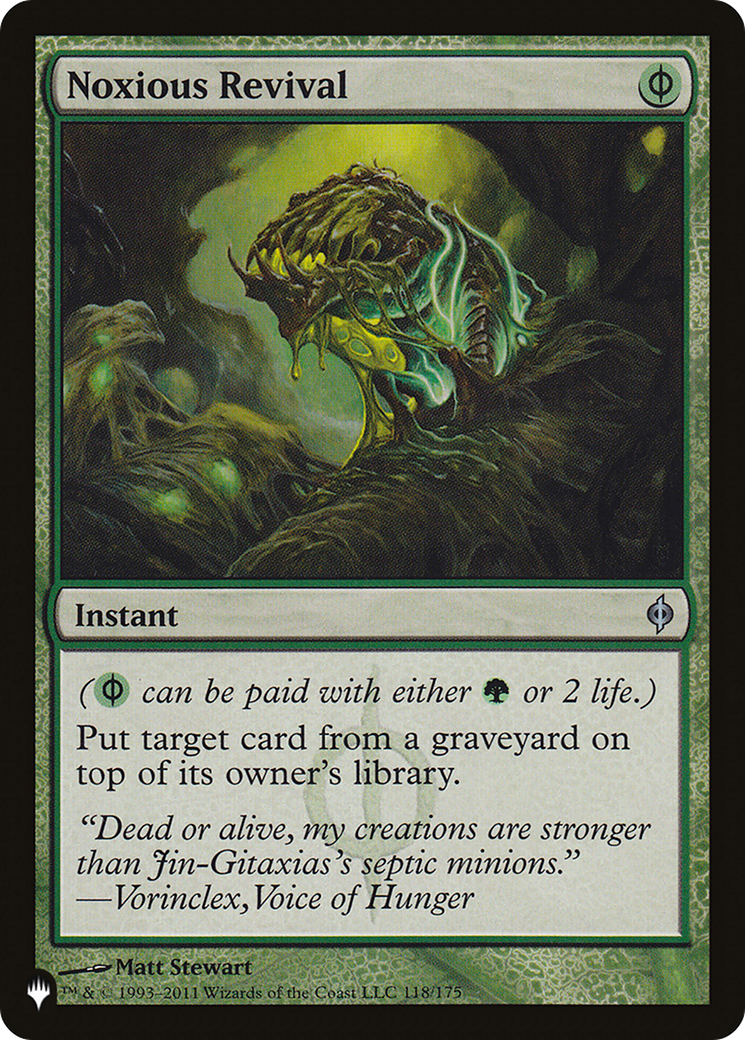 Image of Noxious Revival (LIST-118/175) - The List