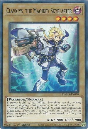 Image of Clavkiys, the Magikey Skyblaster (DAMA-EN010) - Dawn of Majesty 1st Edition