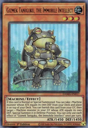 Image of Gizmek Taniguku, the Immobile Intellect (DAMA-EN017) - Dawn of Majesty 1st Edition