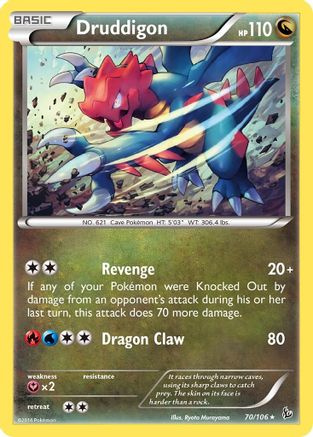 Image of Druddigon 070/106  Deck Exclusives - Rare