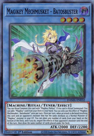 Image of Magikey Mechmusket - Batosbuster (DAMA-EN032) - Dawn of Majesty 1st Edition
