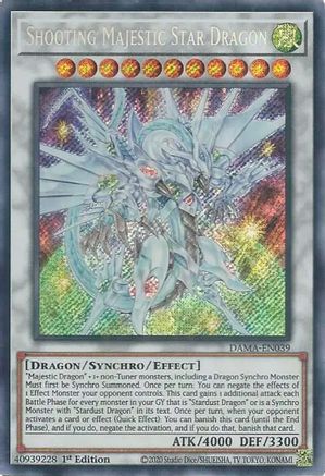 Image of Shooting Majestic Star Dragon (DAMA-EN039) - Dawn of Majesty 1st Edition