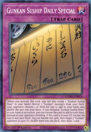 Image of Gunkan Suship Daily Special (DAMA-EN074) - Dawn of Majesty 1st Edition