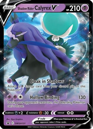 Image of Shadow Rider Calyrex V SWSH131  - Holofoil SWSH Sword & Shield Promo Cards - Promo