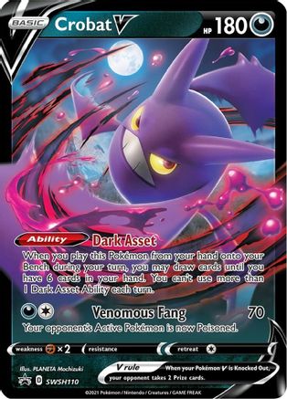 Image of Crobat V SWSH110  - Holofoil SWSH Sword & Shield Promo Cards - Promo