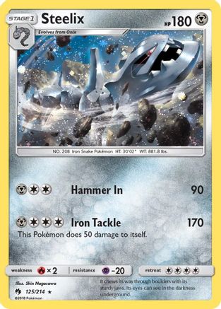 Image of Steelix 125/214  - Holofoil Blister Exclusives - Promo