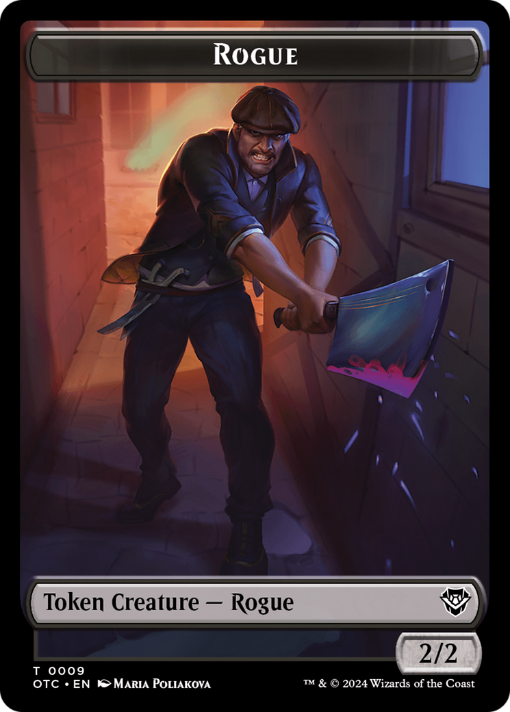 Image of Rogue (TOTC-009) - Outlaws of Thunder Junction Commander Tokens
