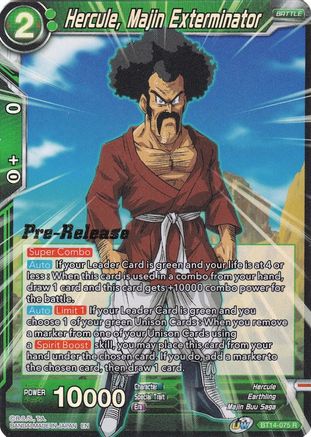 Image of Hercule, Majin Exterminator (BT14-075) - Cross Spirits PreRelease Cards