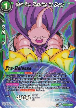 Image of Majin Buu, Thwarting the Enemy (BT14-083) - Cross Spirits PreRelease Cards
