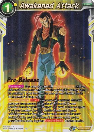 Image of Awakened Attack (BT14-119) - Cross Spirits PreRelease Cards