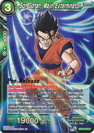Image of Son Gohan, Majin Exterminator (BT14-074) - Cross Spirits PreRelease Cards