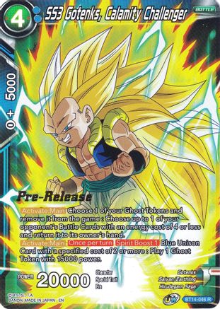 Image of SS3 Gotenks, Calamity Challenger (BT14-046) - Cross Spirits PreRelease Cards