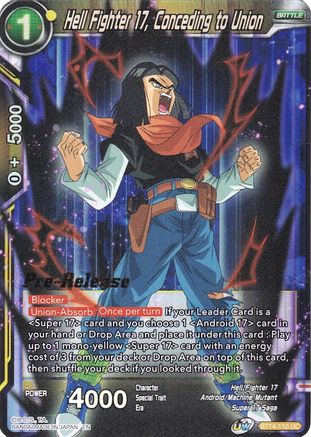 Image of Hell Fighter 17, Conceding to Union (BT14-110) - Cross Spirits PreRelease Cards