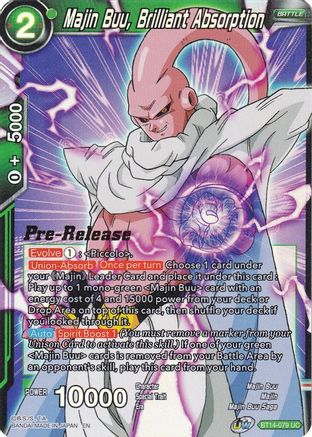 Image of Majin Buu, Brilliant Absorption (BT14-079) - Cross Spirits PreRelease Cards