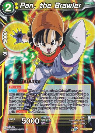 Image of Pan, the Brawler (BT14-100) - Cross Spirits PreRelease Cards