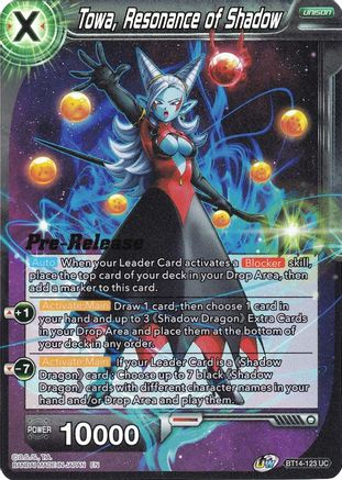 Image of Towa, Resonance of Shadow (BT14-123) - Cross Spirits PreRelease Cards