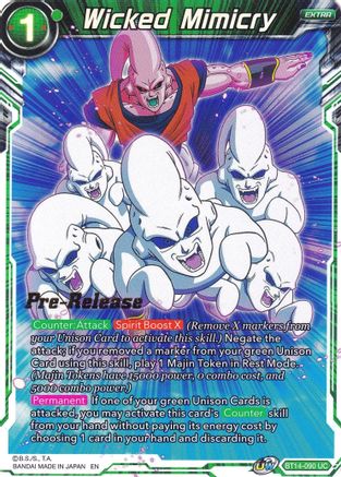 Image of Wicked Mimicry (BT14-090) - Cross Spirits PreRelease Cards