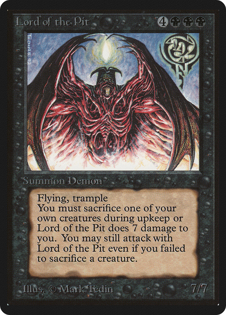 Image of Lord of the Pit (LEB-) - Limited Edition Beta