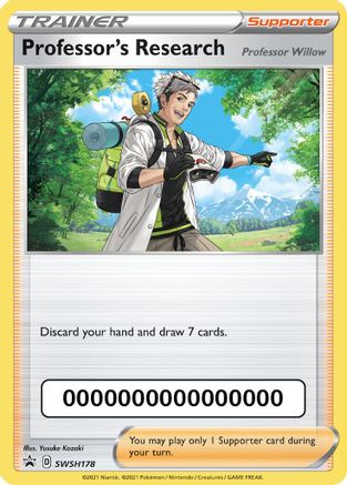 Image of Professor's Research SWSH178  SWSH Sword & Shield Promo Cards - Promo