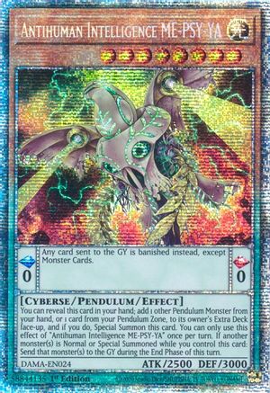 Image of Antihuman Intelligence ME-PSY-YA (Starlight Rare) (DAMA-EN024) - Dawn of Majesty 1st Edition