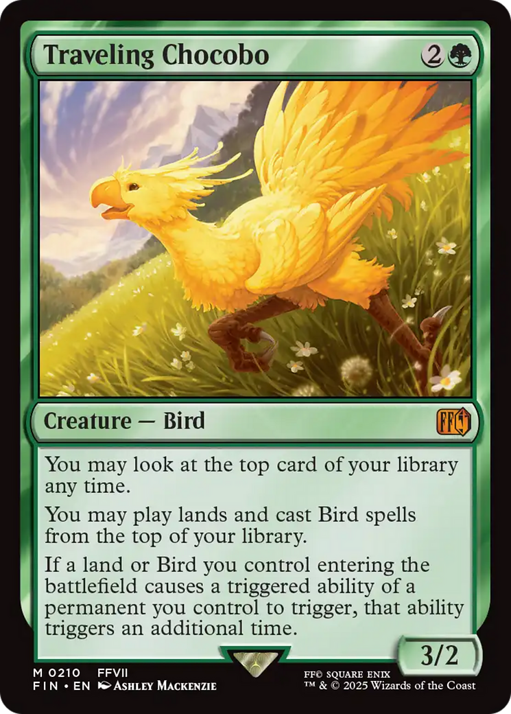Image of Traveling Chocobo (FIN-210) - FINAL FANTASY Foil