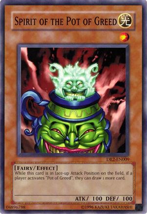 Image of Spirit of the Pot of Greed (DR2-EN009) - Dark Revelation Volume 2 Unlimited