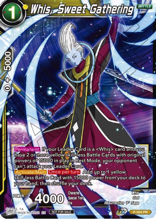 Image of Whis, Sweet Gathering (P-324) - Tournament Promotion Cards