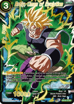 Image of Broly, Omen of Evolution (EX19-12) - Special Anniversary Set 2021