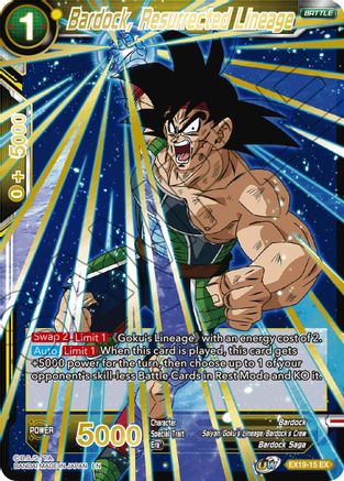Image of Bardock, Resurrected Lineage (EX19-15) - Special Anniversary Set 2021