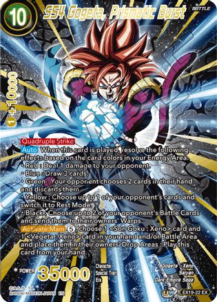 Image of SS4 Gogeta, Prismatic Burst (EX19-22) - Special Anniversary Set 2021