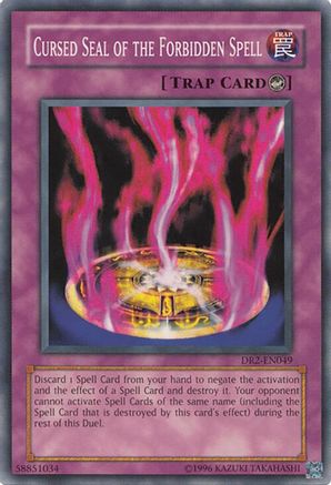 Image of Cursed Seal of the Forbidden Spell (DR2-EN049) - Dark Revelation Volume 2 Unlimited