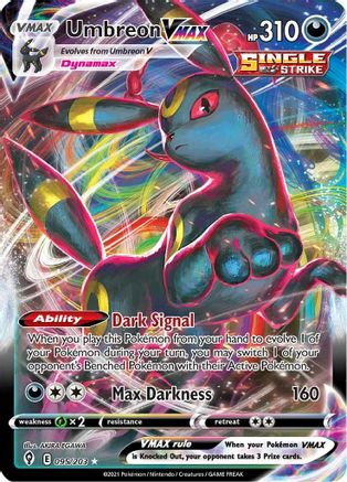 Image of Umbreon VMAX 095/203  - Holofoil SWSH07 Evolving Skies - Ultra Rare