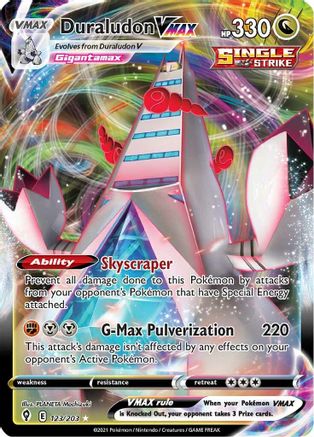 Image of Duraludon VMAX 123/203  - Holofoil SWSH07 Evolving Skies - Ultra Rare