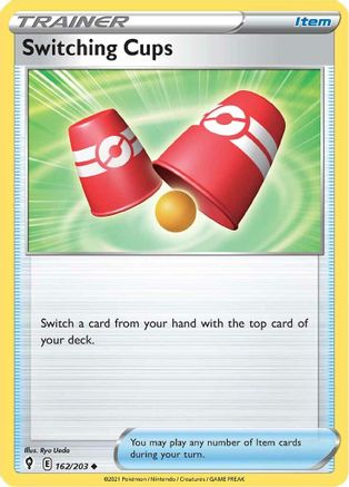 Image of Switching Cups 162/203  - Reverse Holofoil SWSH07 Evolving Skies - Uncommon