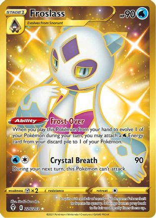 Image of Froslass (Secret) 226/203  - Holofoil SWSH07 Evolving Skies - Secret Rare