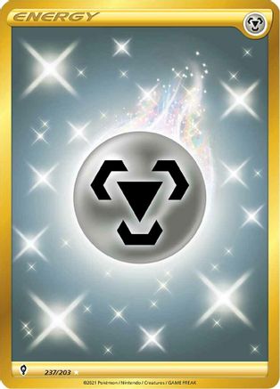 Image of Metal Energy (Secret) 237/203  - Holofoil SWSH07 Evolving Skies - Secret Rare