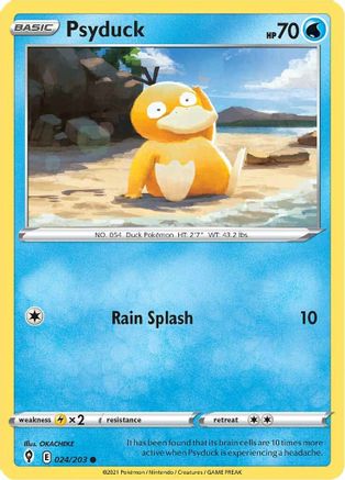 Image of Psyduck 024/203  SWSH07 Evolving Skies - Common