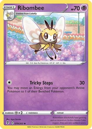 Image of Ribombee 079/203  SWSH07 Evolving Skies - Uncommon