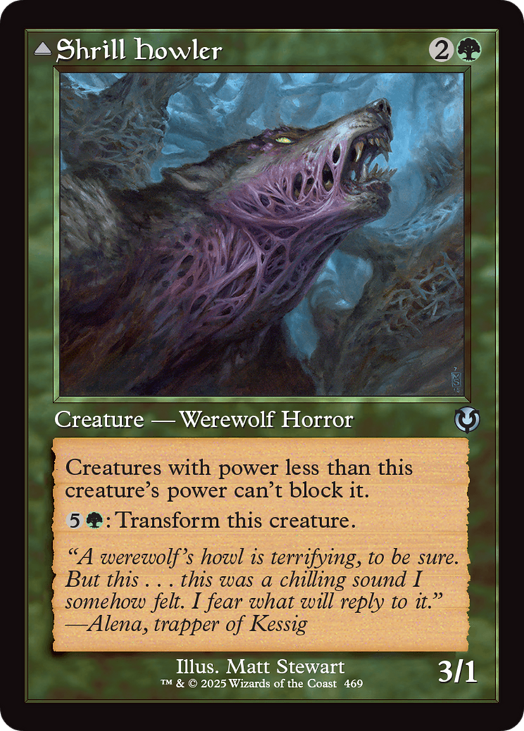 Image of Shrill Howler (Retro Frame) (INR-469) - Innistrad Remastered Foil