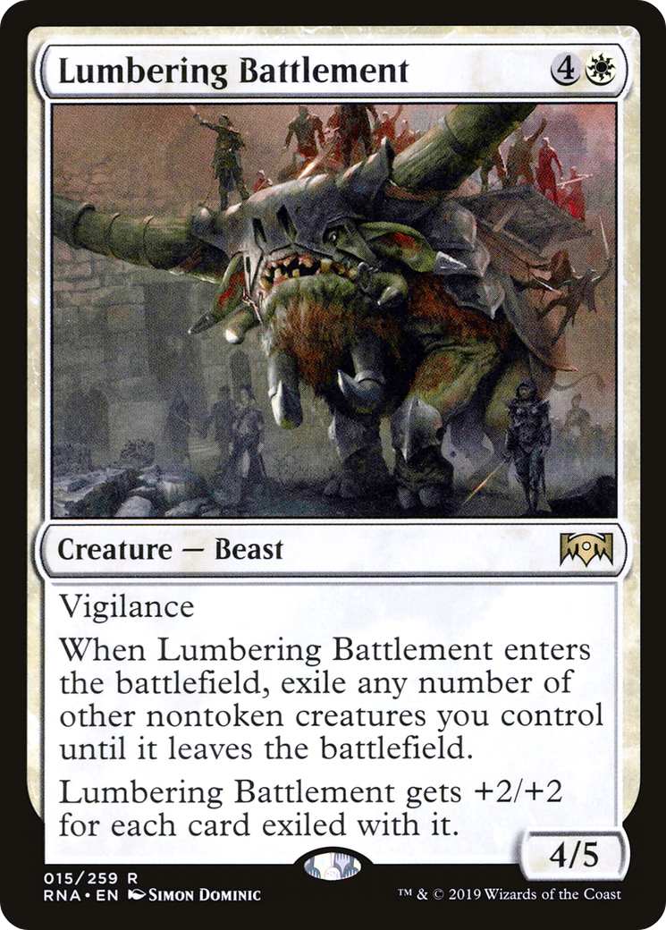 Image of Lumbering Battlement (RNA-015) - Ravnica Allegiance