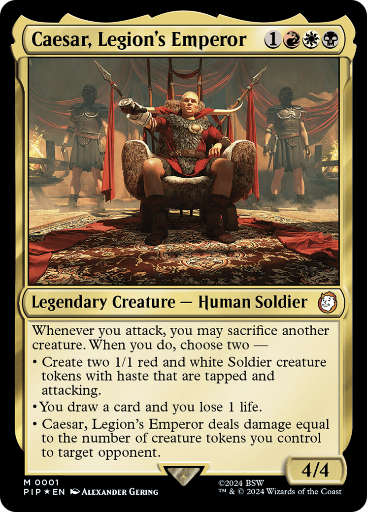 Image of Caesar, Legion's Emperor (PIP-001) - Fallout Foil