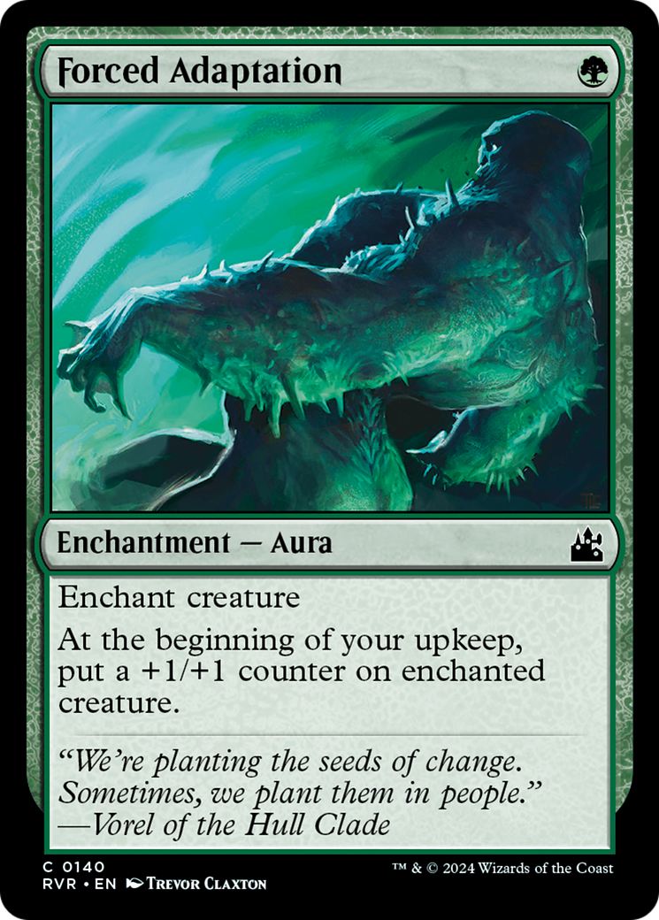 Image of Forced Adaptation (RVR-140) - Ravnica Remastered Foil