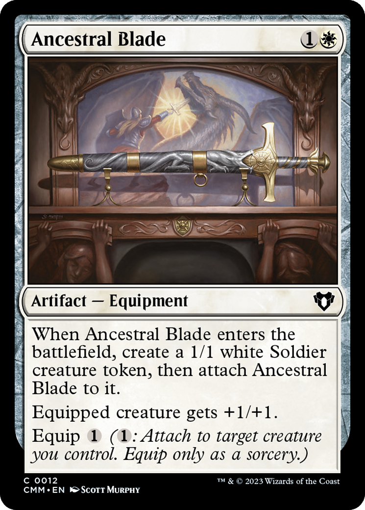 Image of Ancestral Blade (CMM-012) - Commander Masters