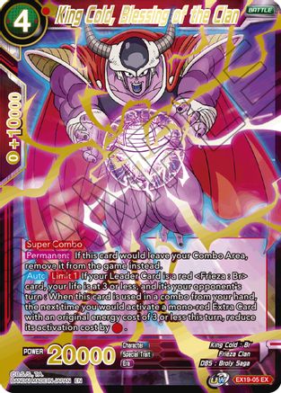 Image of King Cold, Blessing of the Clan (EX19-05) - Special Anniversary Set 2021